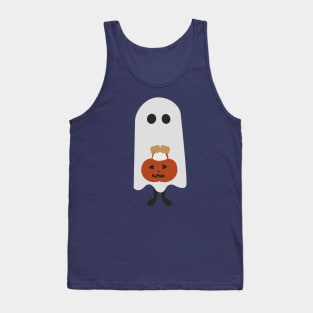 Cute Little Boo With A Treat Basket Tank Top